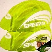 2x Fahrradhelm-Abdeckung – Neon Gelb