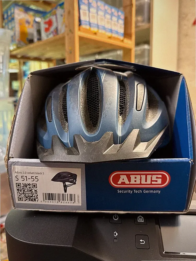 ABUS Aduro 2.0 Fahrradhelm mit Beleuchtung 51-55 S