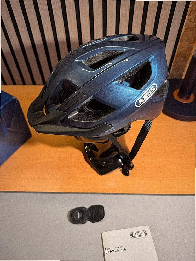 ABUS Aduro 3.0 Fahrradhelm M 52-58 cm Midnight Blue MTB City Neu