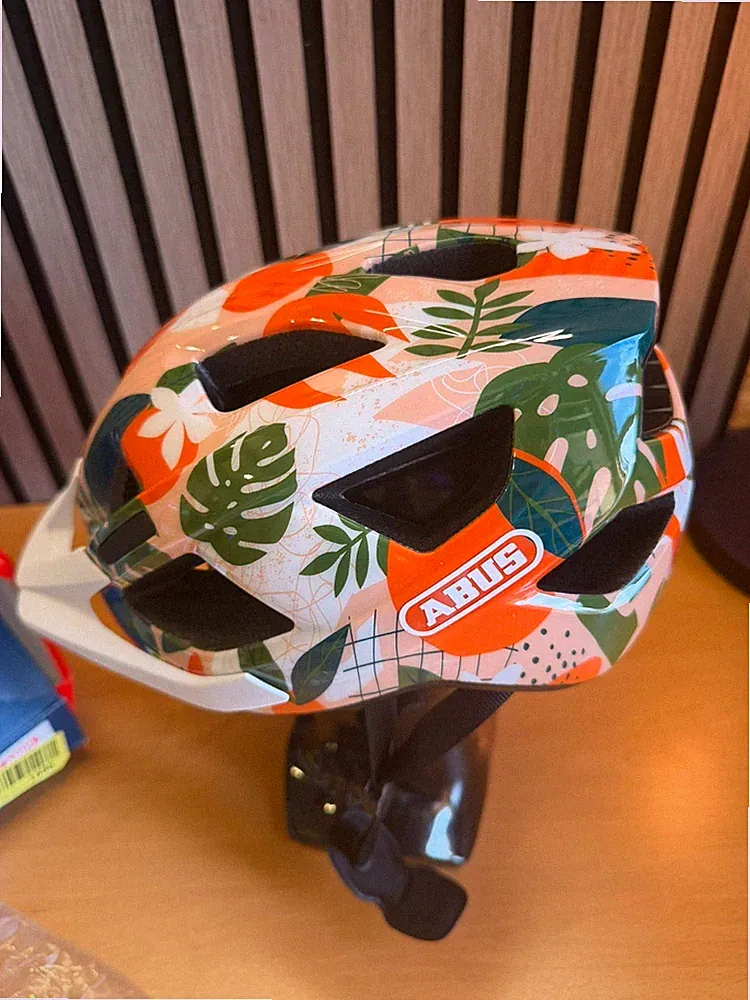 abus fahrradhelm orange