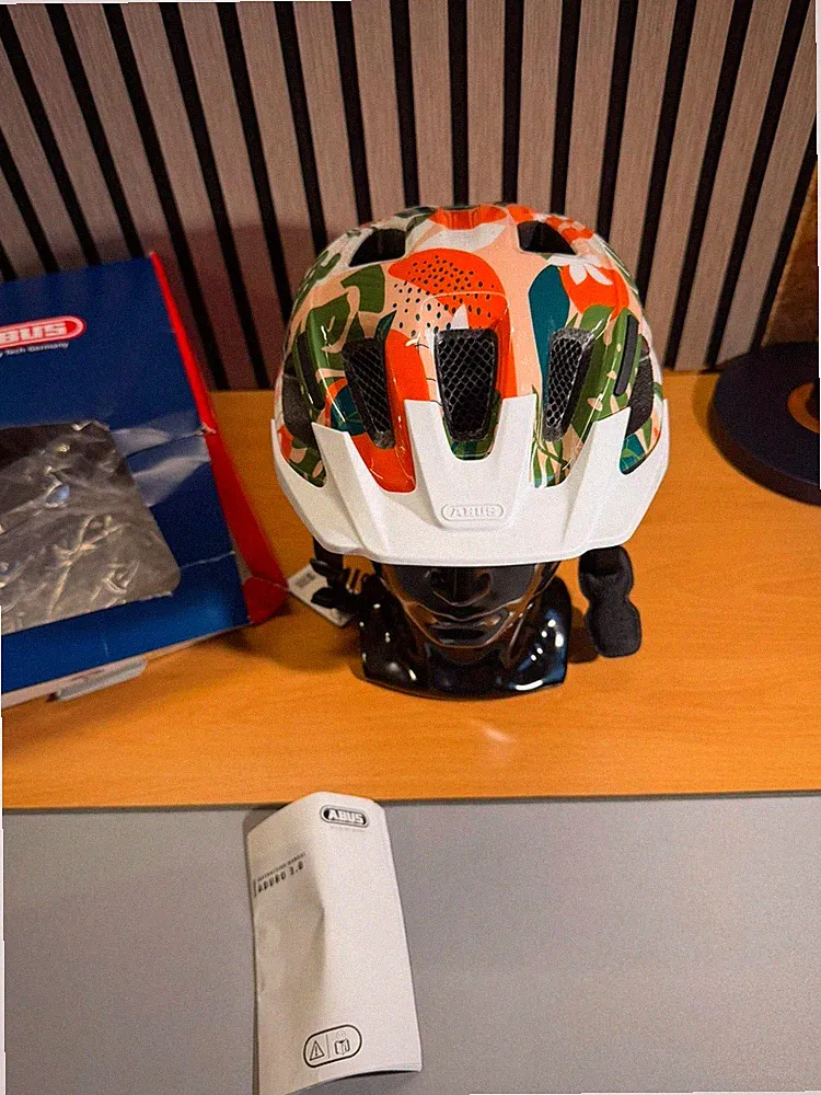 ABUS Aduro 3.0 Fahrradhelm M 52-58 cm Orange Palm Urban Trekking Helm Neu