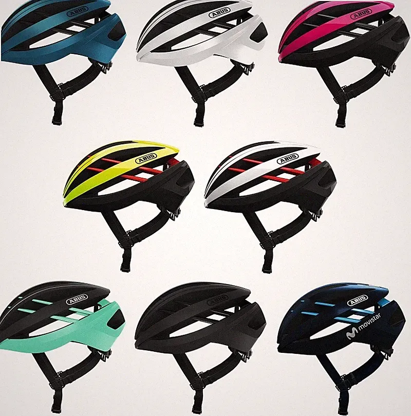 ABUS Aventor Rennradhelm mit In-Mold Technologie verschiedene Farben