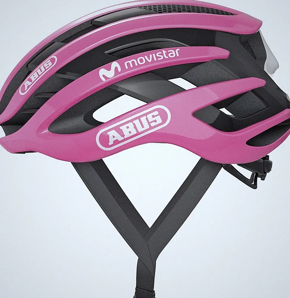 ABUS Fahrradhelm AirBreaker maglia rosa M