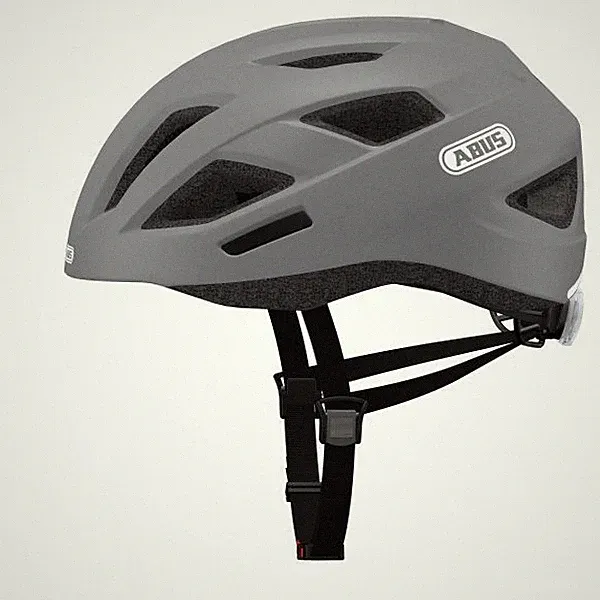 Abus Fahrradhelm City M grau matt Fahrradhelm