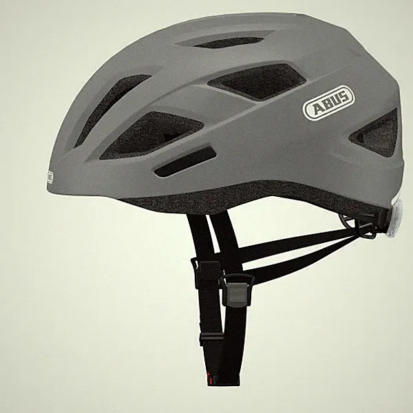 Abus Fahrradhelm City M grau matt Fahrradhelm
