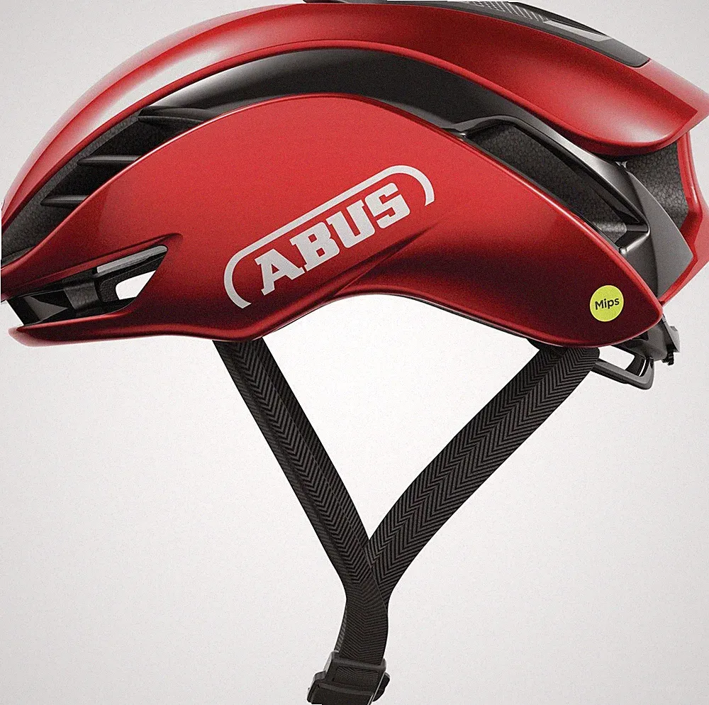 ABUS Fahrradhelm GameChanger 2.0 MIPS performance rot M Kopfumfang 54-58cm