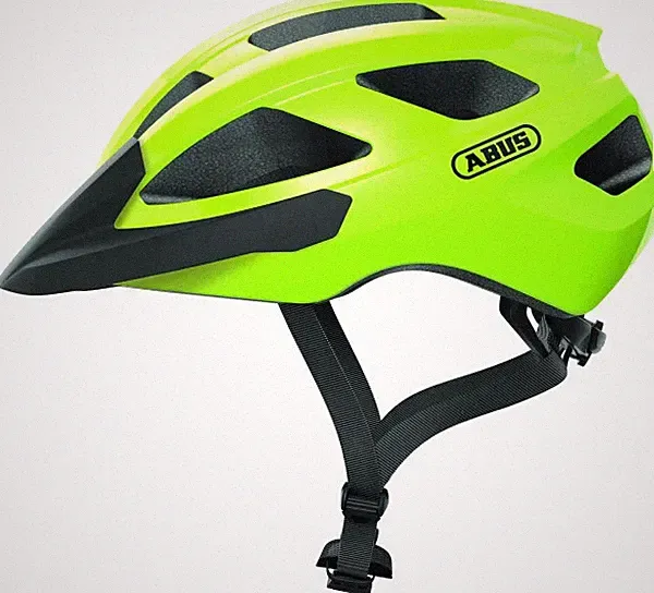 abus fahrradhelm gelb