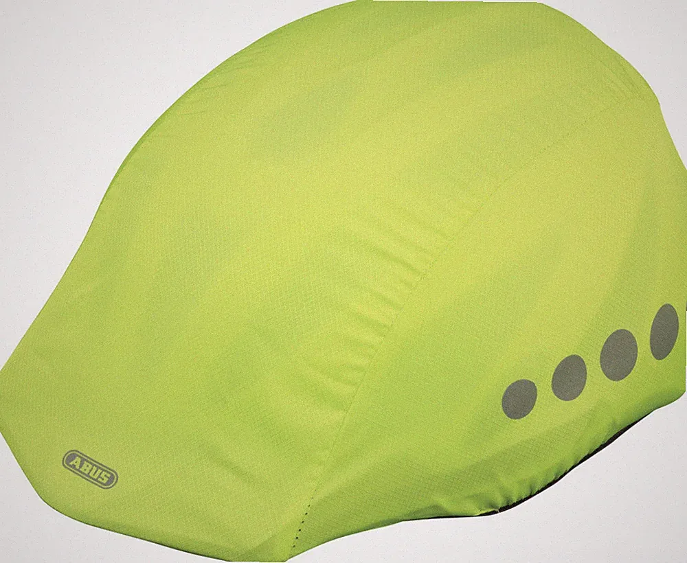 Abus Fahrradhelm Regenkappe Rain Cap universal gelb