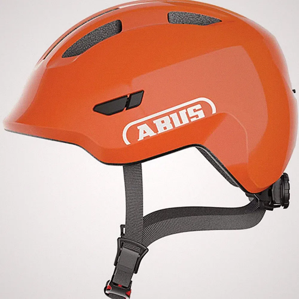 Abus Helme Fahrradhelm Smiley 3.0, Abus, M=50-55cm, shiny orange