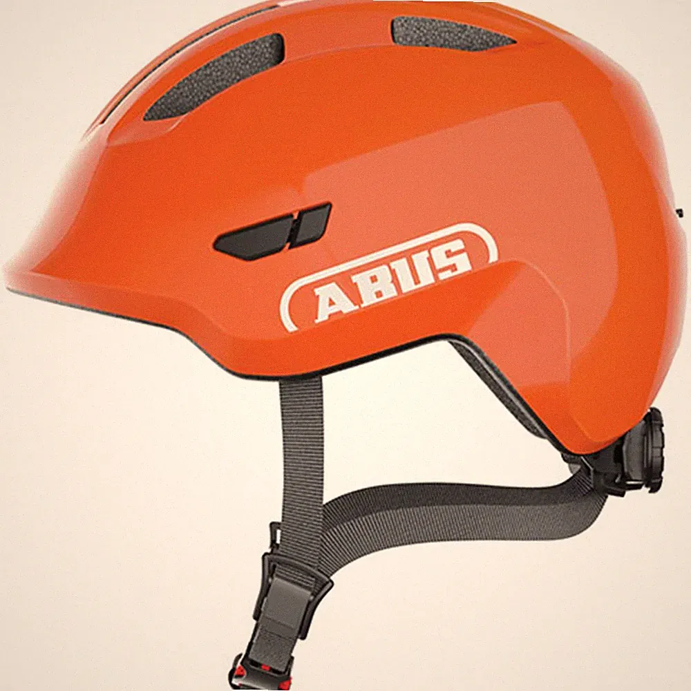 Abus Helme Fahrradhelm Smiley 3.0, Abus, S=45-50cm, shiny orange