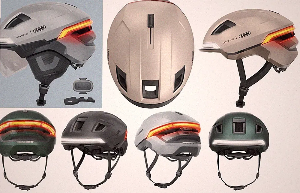 fahrradhelm mit blinker