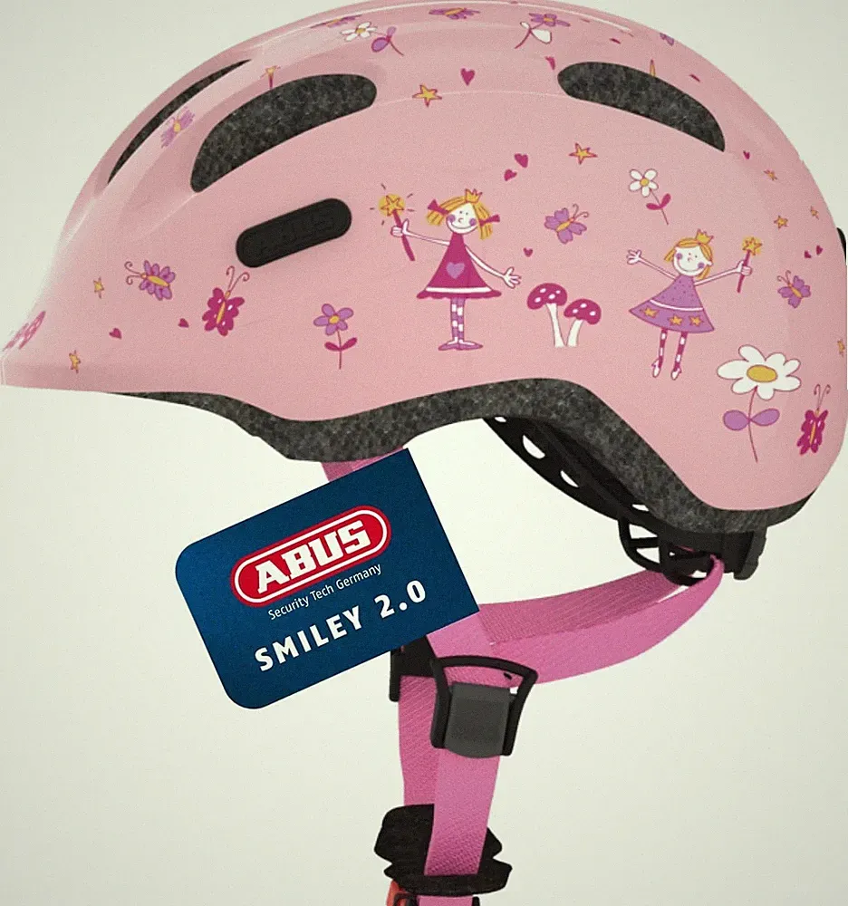 ABUS Kinderhelm Smiley 2.0 - Robuster Fahrradhelm für Mädchen und Jungs