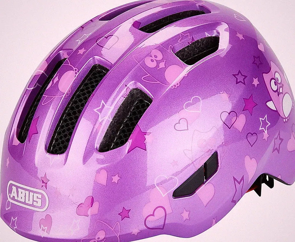 ABUS Kinderhelm Smiley 3.0 - Fahrradhelm mit tiefer Passform,M (50-55 cm)