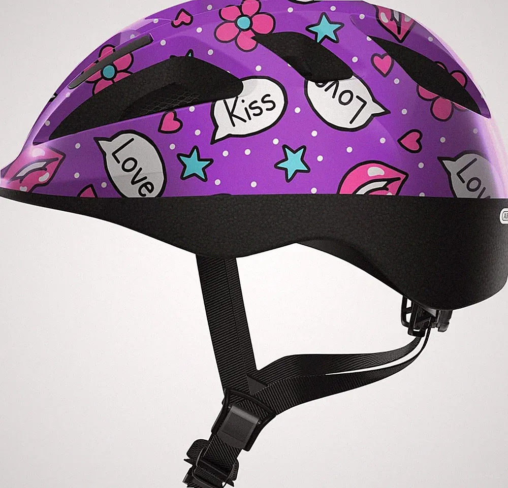 Violette Fahrradhelme MIPS