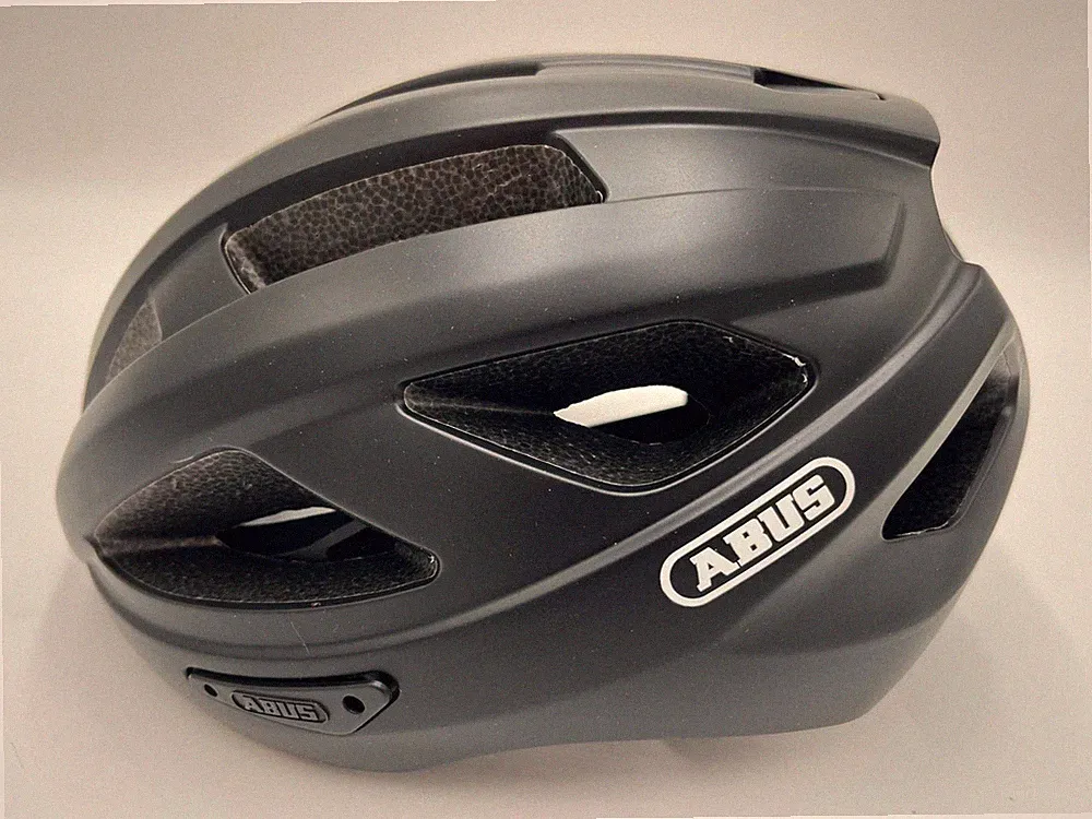 ABUS Macator Fahrradhelm, Schwarz Matt, 51–55 cm