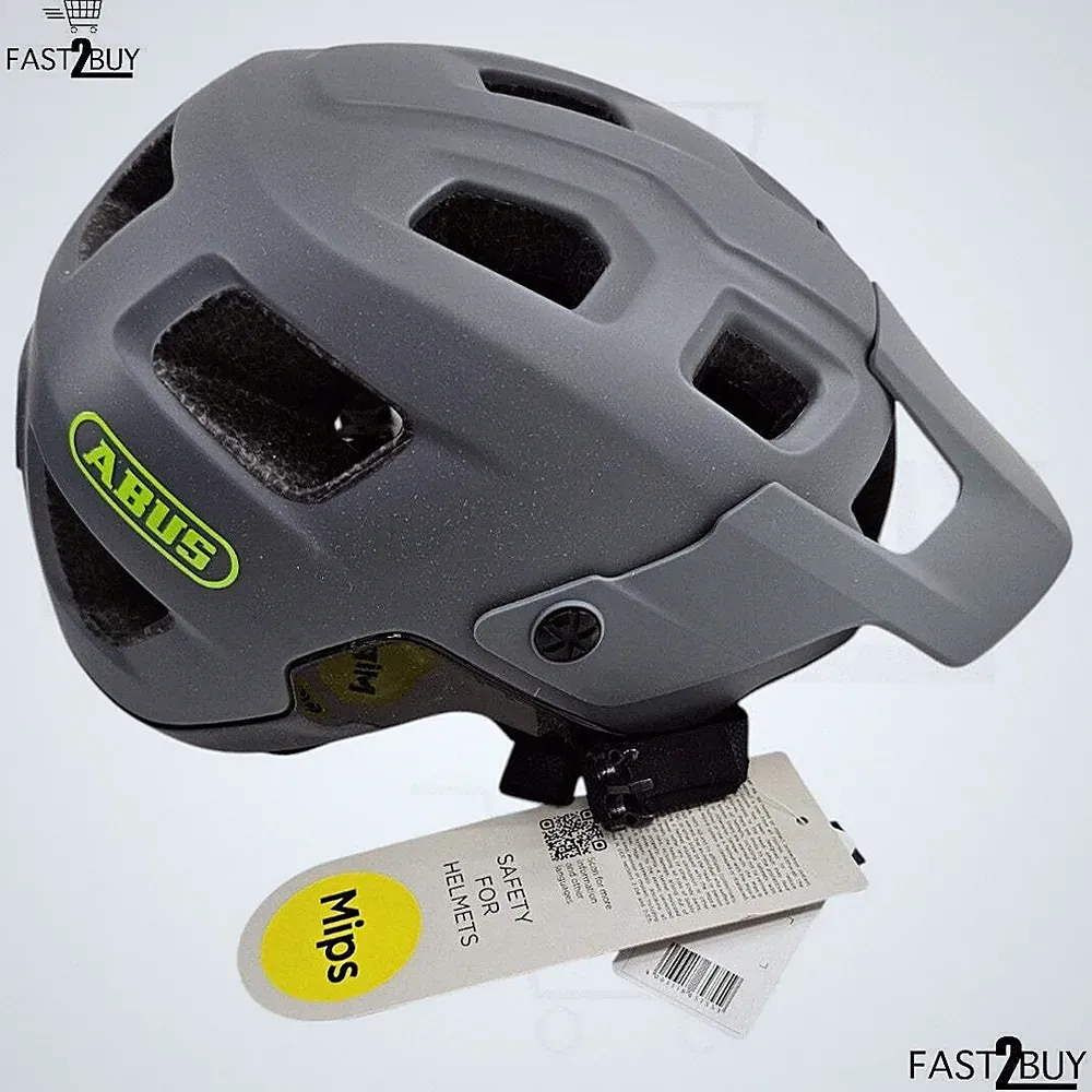 ABUS MoDrop MIPS Fahrradhelm Grau 51-55cm Leicht & Sicher