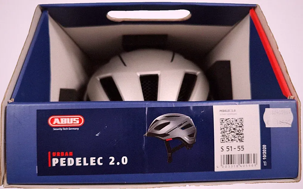 Silberne Fahrradhelme MIPS