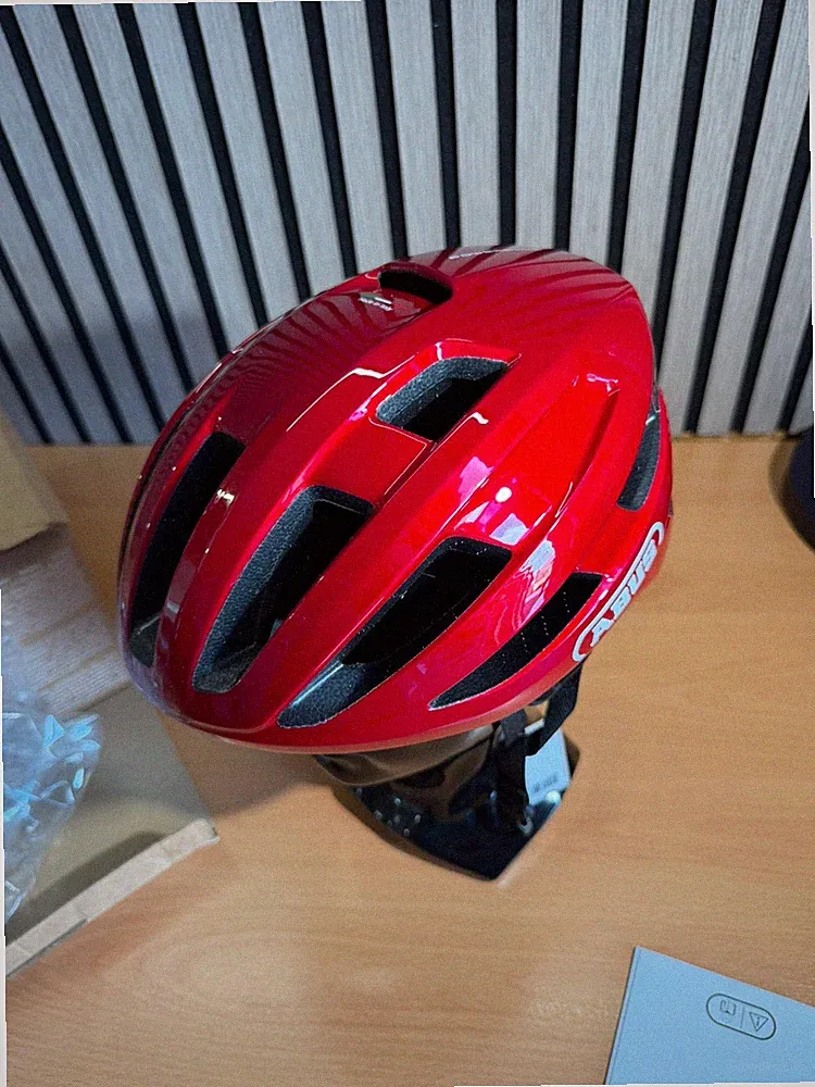 ABUS PowerDome Fahrradhelm M 54-58 cm Blaze Red Rennradhelm Road Bike Neu