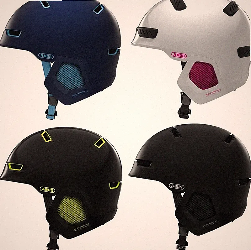 ABUS Scraper ERA 3.0 Fahrradhelm mit Winterkit, schwarz/weiß/blau/matt