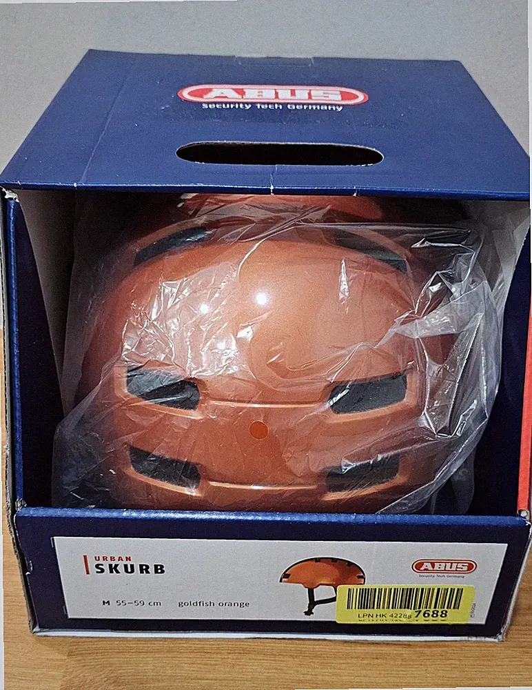 Abus Skurb Urban Lifestyle BMX Fahrradhelm goldfish orange 55-59 cm 7688