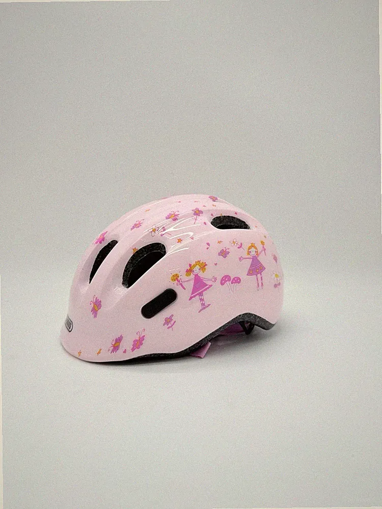 ABUS Smiley 2.0 Fahrradhelm - Größe 45-50cm Rose Princess