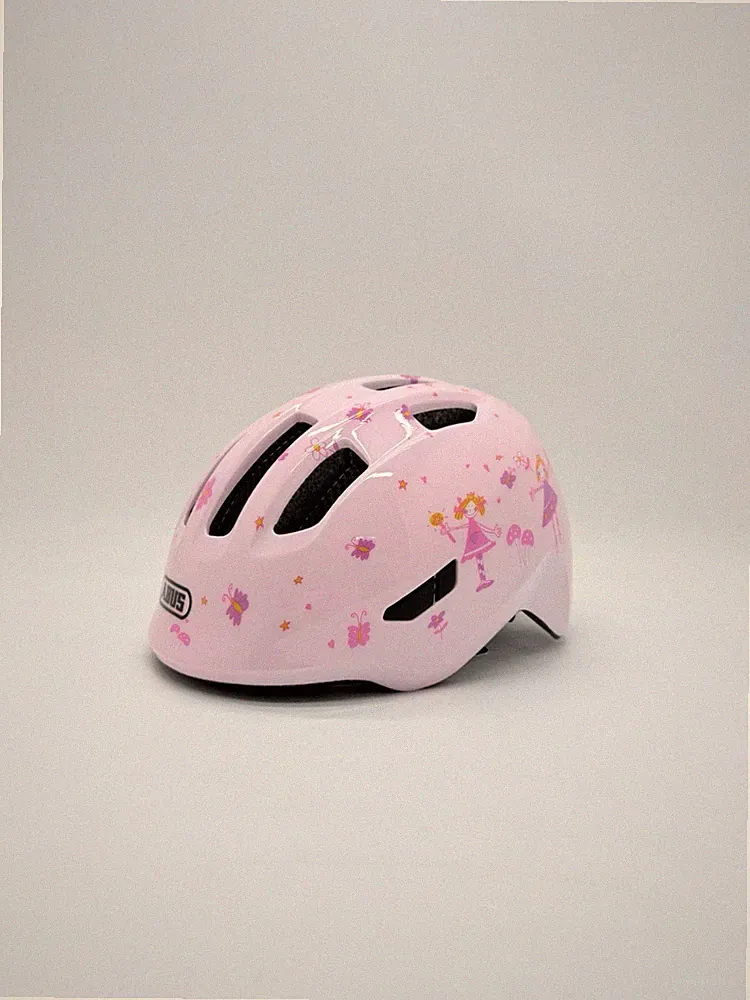 ABUS Smiley 3.0 - Kinder Fahrradhelm - Größe M 50-55cm - Farbe Rosé Princess