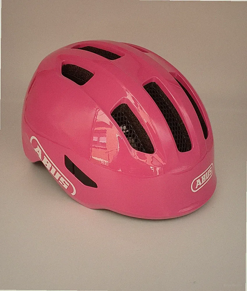 ABUS Smiley 3.0 Kinder Mädchen Helm Fahrradhelm Helm Shiny Pink M 50 - 55 cm
