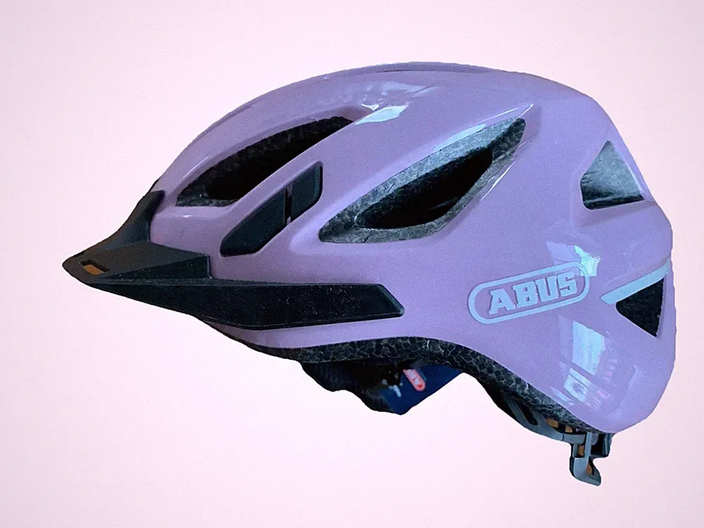 ABUS Stadthelm Urban-I 3.0 Fahrradhelm Mit Rücklicht 51-55 Größe S mellow mauve
