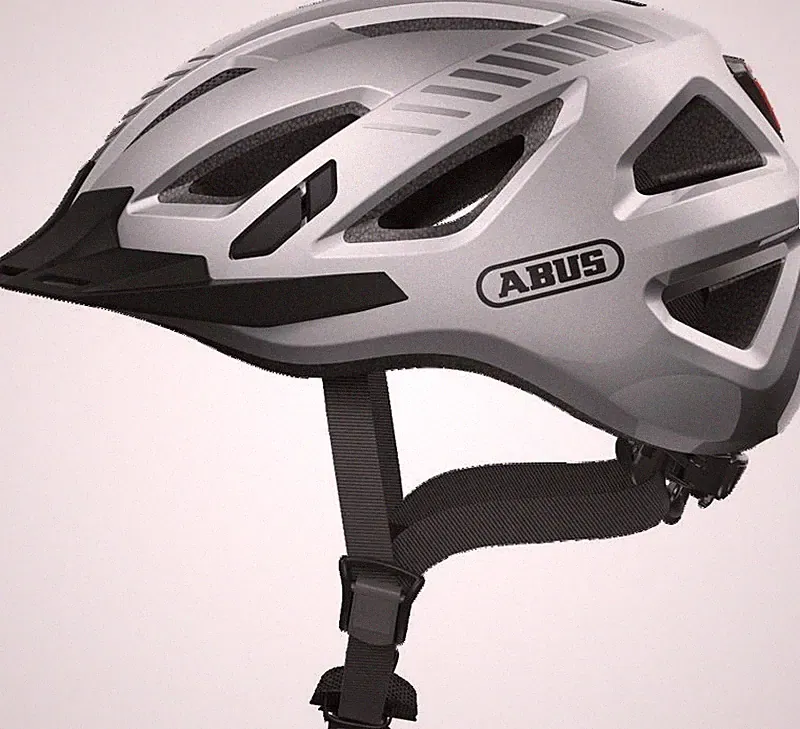 ABUS Urban-I 3.0 Fahrradhelm für den Stadteinsatz mit LED-Beleuchtung