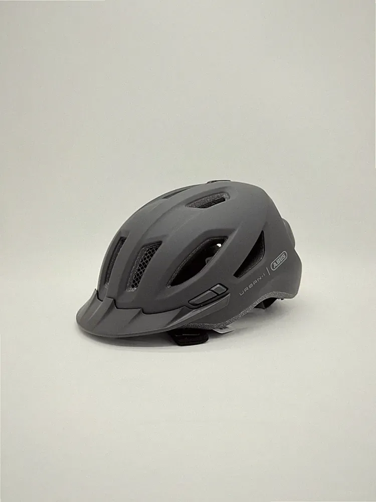 ABUS Urban-I 4.0 - Fahrradhelm mit Beleuchtung & Magnetverschluss - L 57-61cm