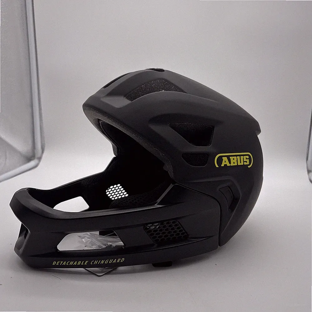 Abus YouDrop FF Kinder MTB Fahrradhelm sage green 48-55 cm✅velvet Black✅Neu OVP✅