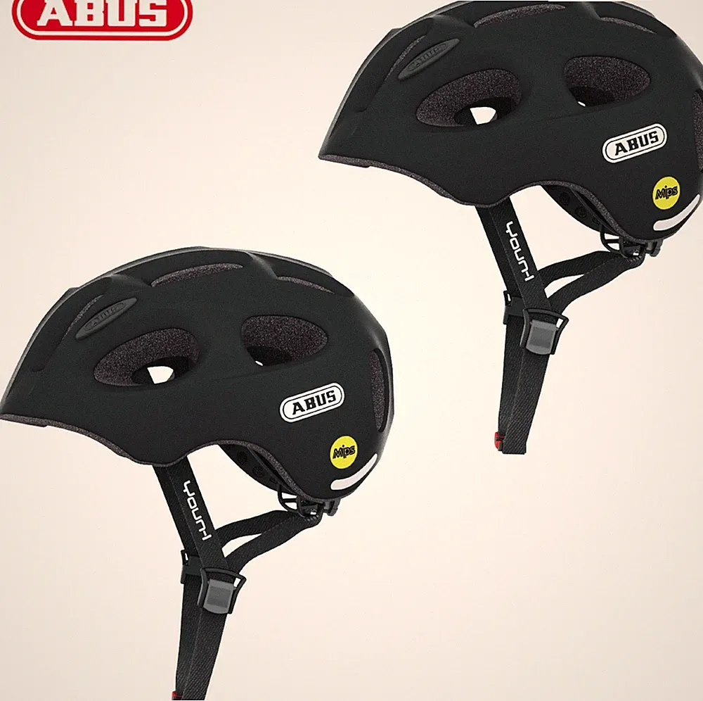 Abus Youn-I MIPS Fahrradhelm Schwarz Größe S-M