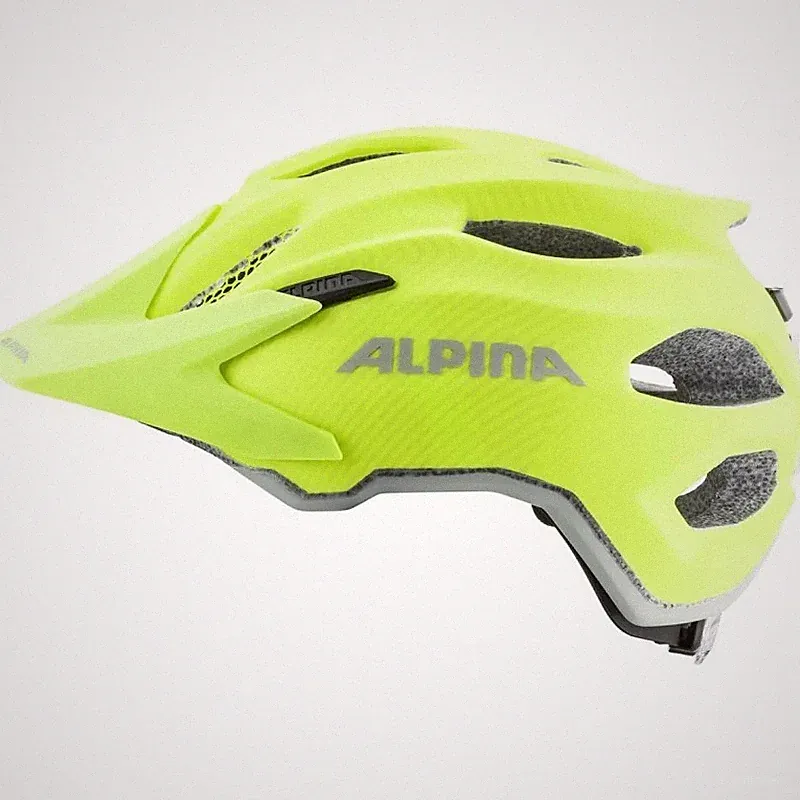 ALPINA Carapax Jr. Flash Kinder MTB Fahrradhelm LED Neu 51-56 cm