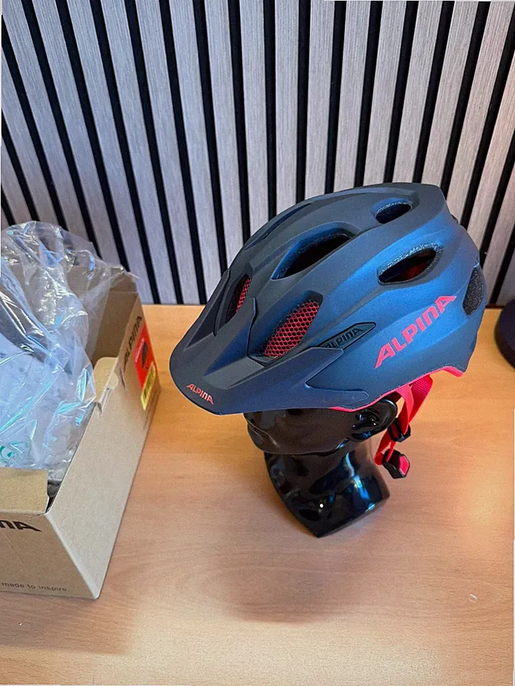 ALPINA Carapax JR Kinder MTB Fahrradhelm 51-56 cm Indigo Matt Neu
