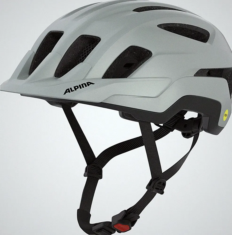 ALPINA Fahrrad Helm Schutzhelm PARANUS MIPS Helm 2026 smoke grey/midnight grey m