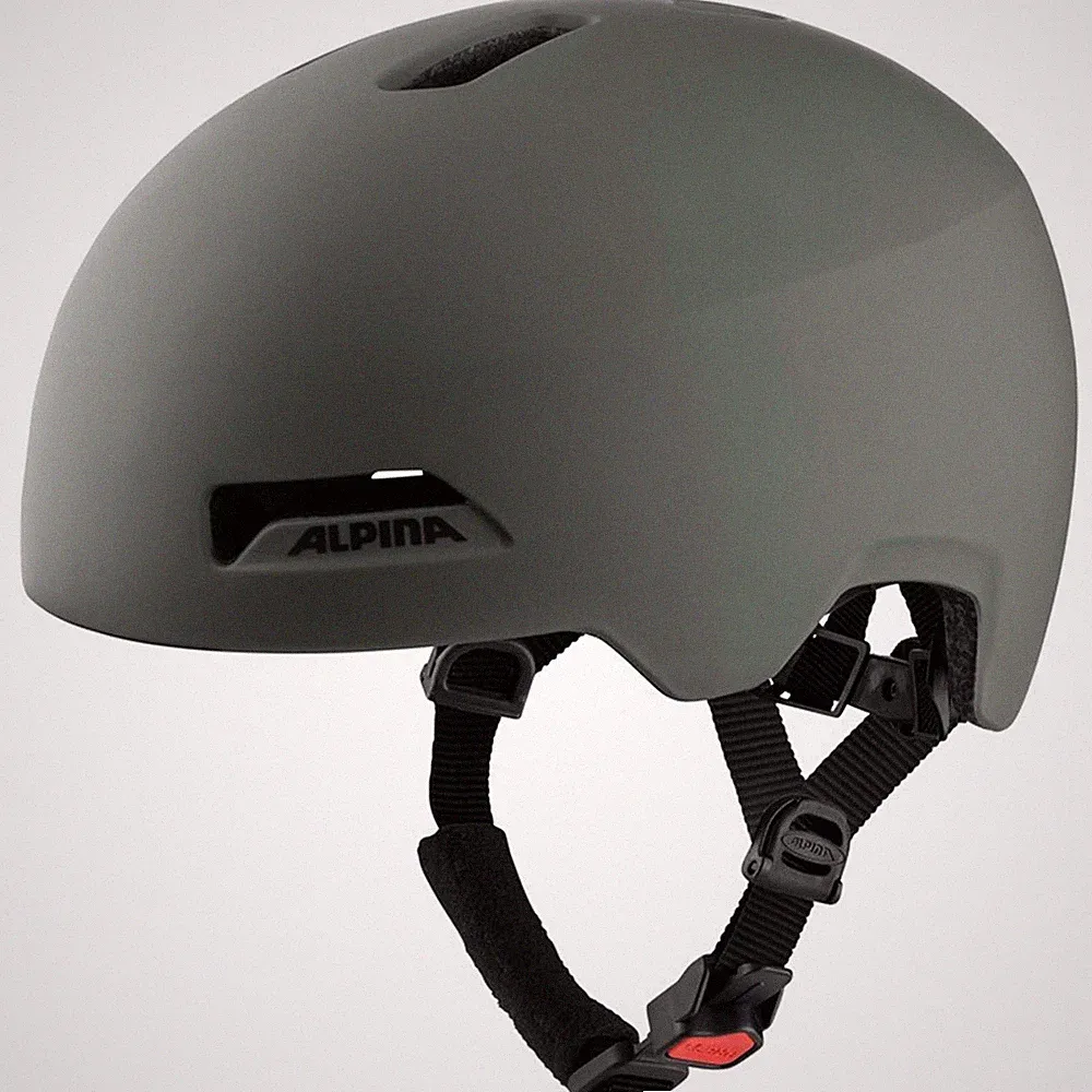 fahrradhelm damen grau matt