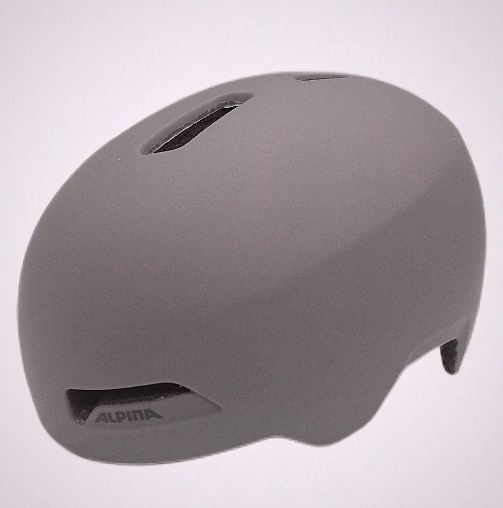 ALPINA Fahrradhelm Kopfschutz Unisex Haarlem Kaffee Grau Matt 52 57 cm Sicherhei