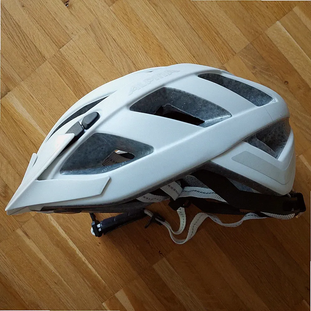 Alpina Fahrradhelm Panoma City, Gr. 56-59, weiß matt, reflectiv, unisex
