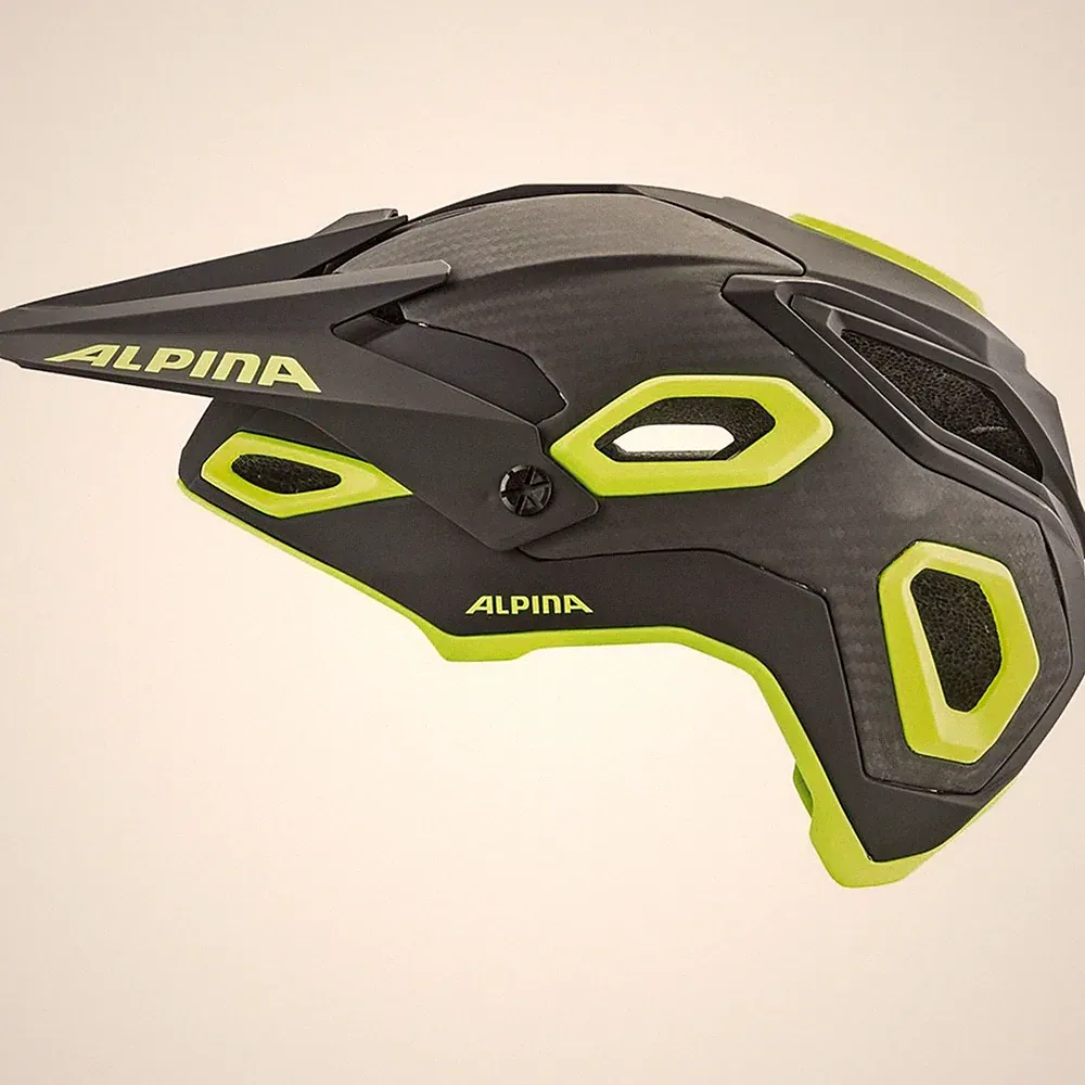 Alpina Fahrradhelm Rootage schwarz/neongelb matt, Gr.52-57cm