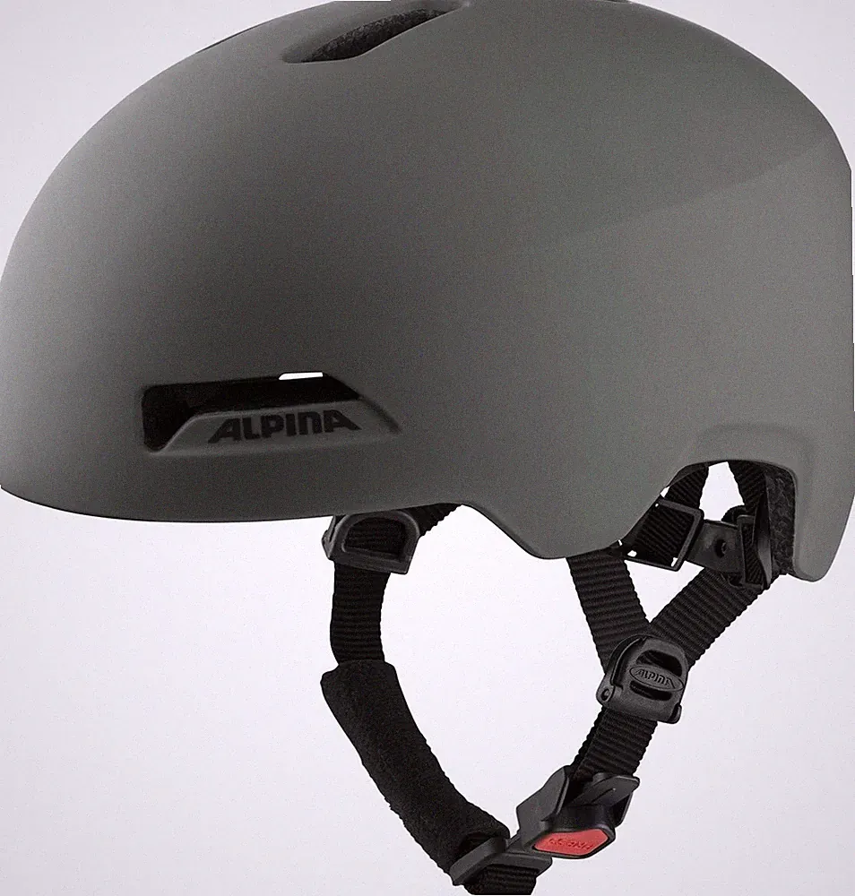 ALPINA HAARLEM Fahrradhelm Urban City Helm Coffee Grey Neu 52-57 cm