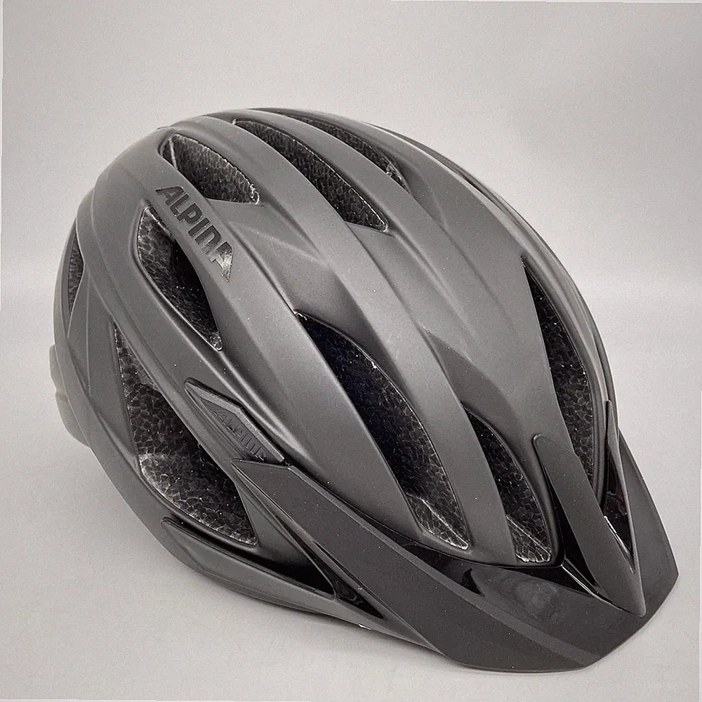 ALPINA HAGA LED - Stoßabsorbierender, Beleuchteter & Optimal Anpassbarer Fahrrad