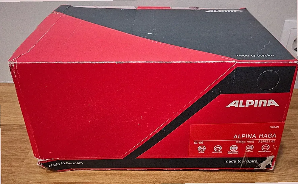 Alpina HAGA Urban Touren Fahrradhelm indigo matt 51-56 cm 5814