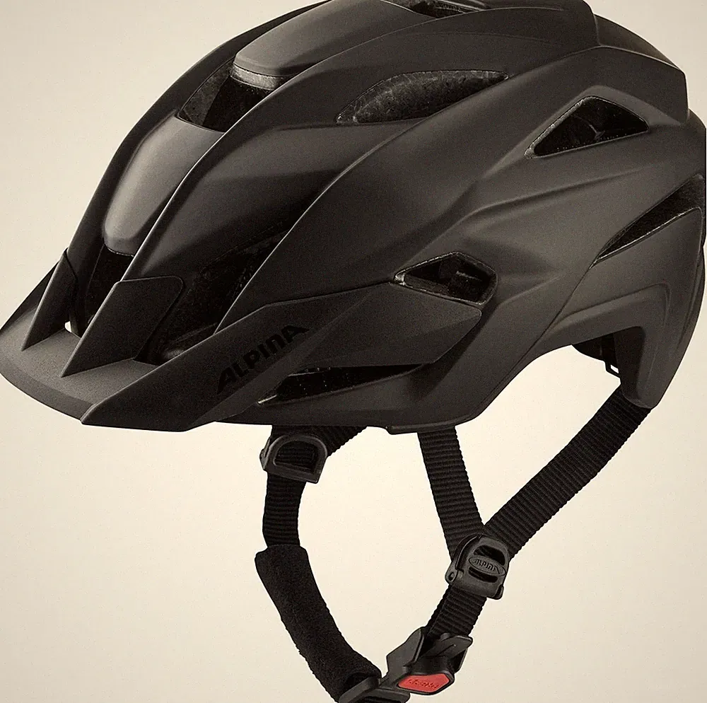 ALPINA Kamloop Fahrradhelm Erwachsene Urban Radhelm Black Matt 60 64cm Helm