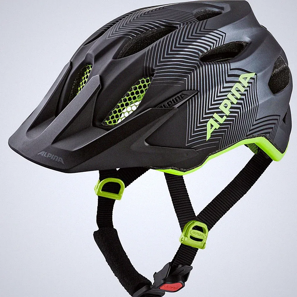 Alpina Kinder Fahrrad Helm Fahrradhelm Bikehelm CARAPAX Junior Gr: 51 - 56 cm