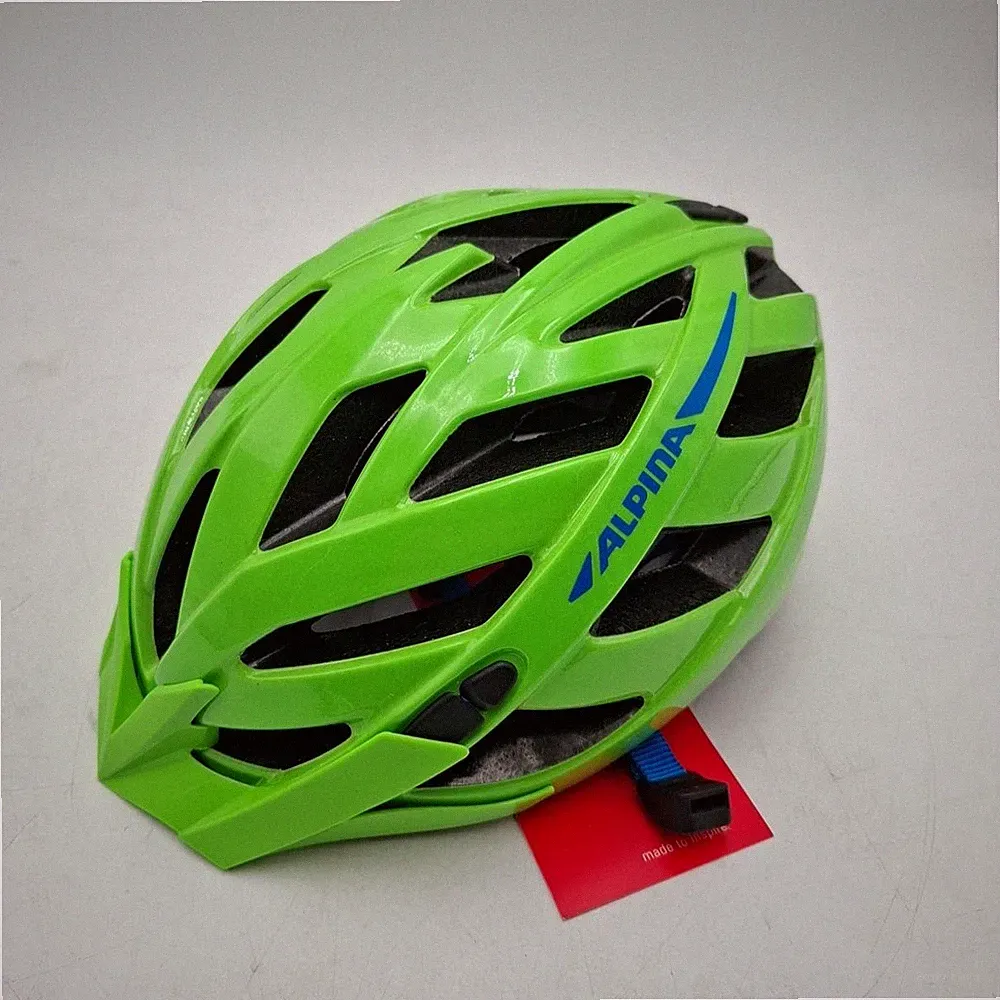 ALPINA Panoma 3.0 Fahrradhelm, Green-Blue Gloss, 56-59 cm