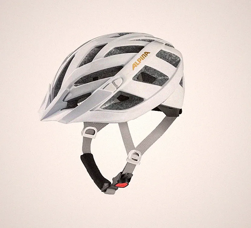 ALPINA Panoma Classic Fahrradhelm City Tour Helm Weiß Leicht Neu mit Ettk