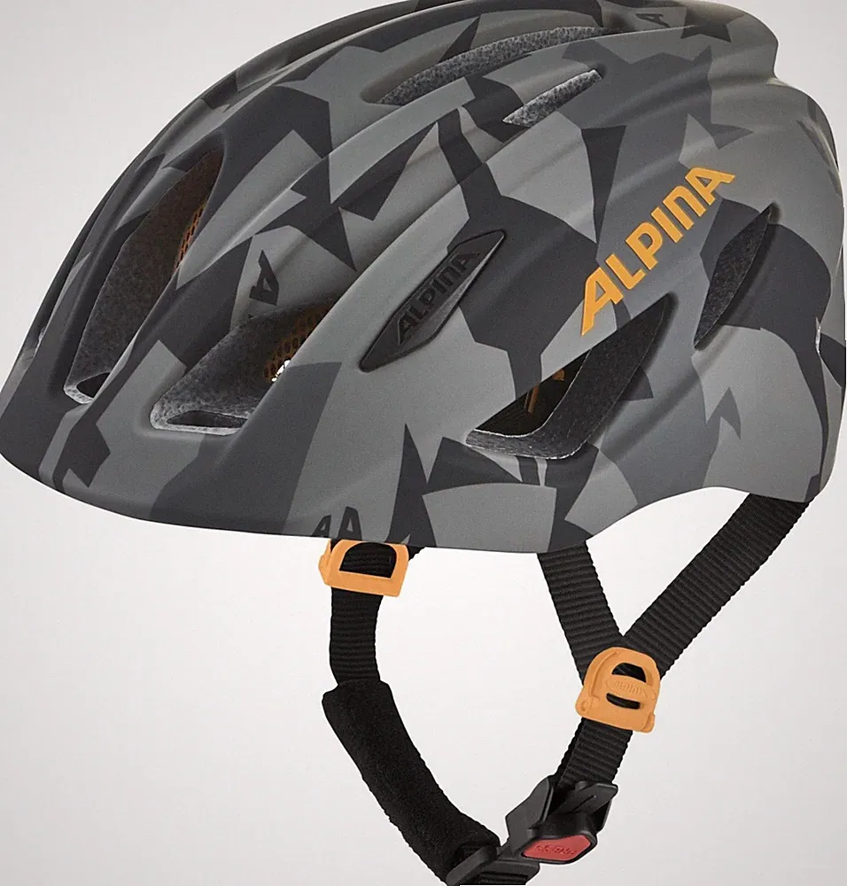 Alpina Pico Flash Fahrradhelm black-camo orange 50-55 cm