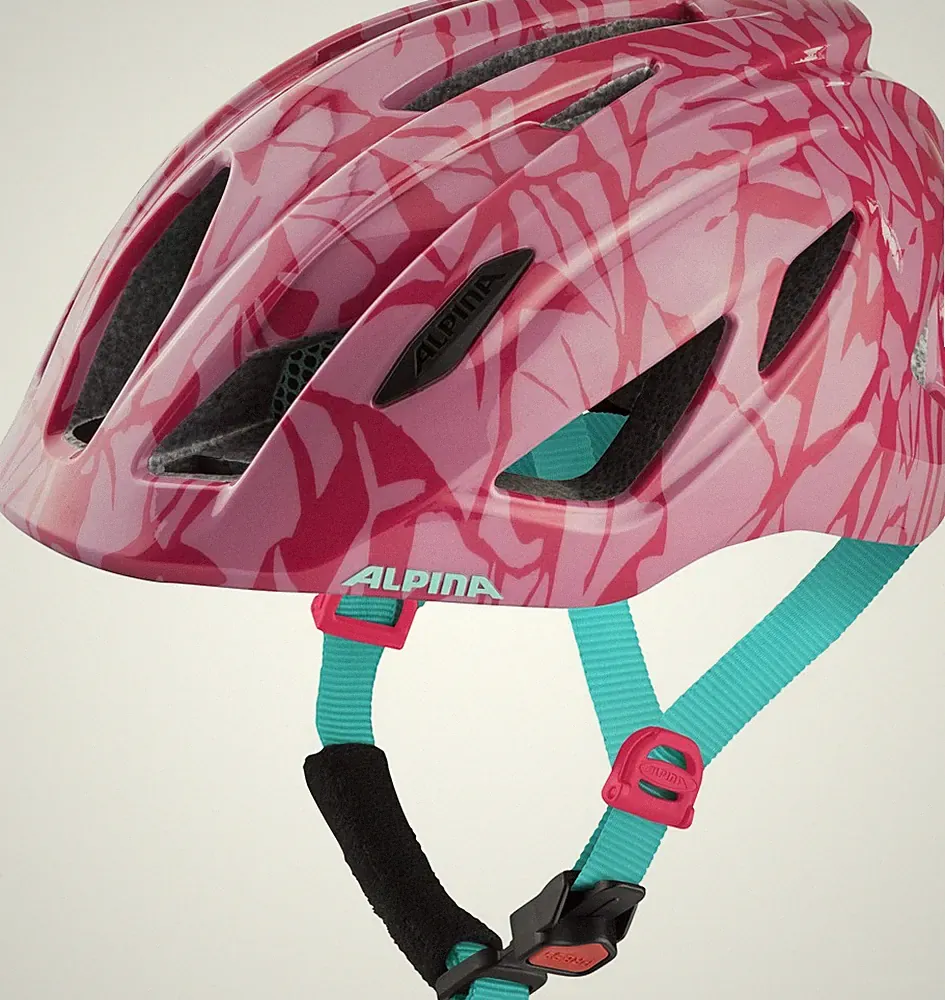 Alpina PICO FLASH Kinder Fahrradhelm pink-sparkel 50-55