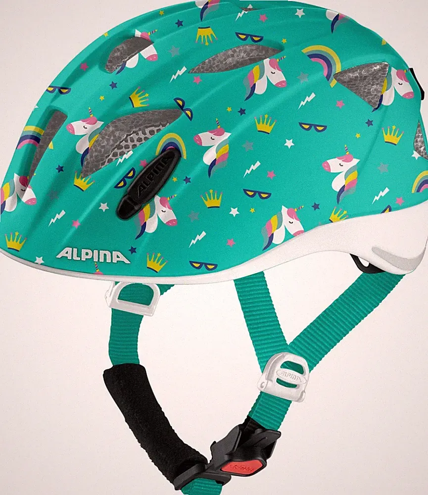 Alpina Ximo Flash Kinder Fahrradhelm unicorn gloss 49-54 cm