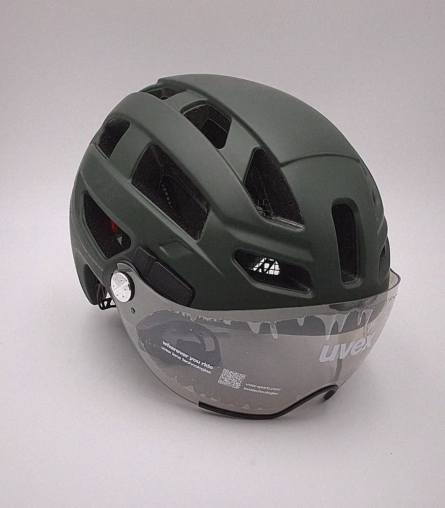 uvex fahrradhelm grün